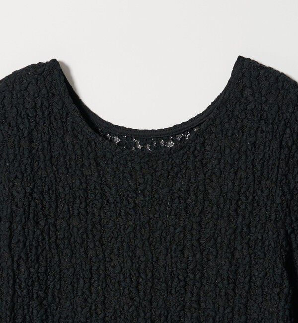 EMMEL REFINES「＜EMMEL REFINES＞EM カットレース クルーネック ロングスリーブ」|Tシャツ・カットソー|