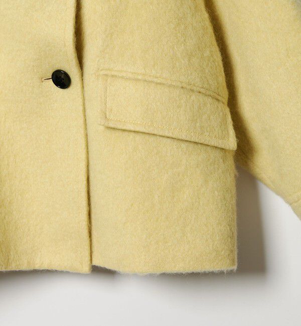 EMMEL REFINES「＜EMMEL REFINES＞EM スタンド シャギー ショートコート」|その他|