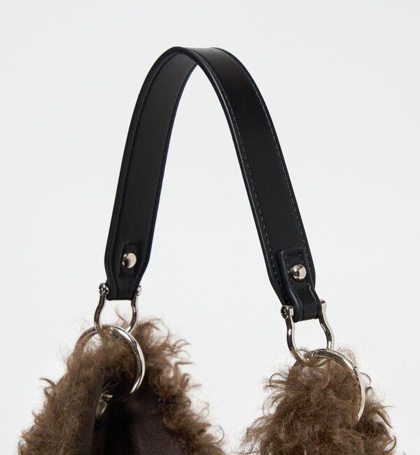 EMMEL REFINES「＜EMMEL REFINES＞EM カーリー フェイクファー １ショルダー トートバッグ」|トートバッグ|