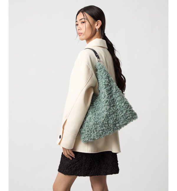 EMMEL REFINES「＜EMMEL REFINES＞EM カーリー フェイクファー １ショルダー トートバッグ」|トートバッグ|