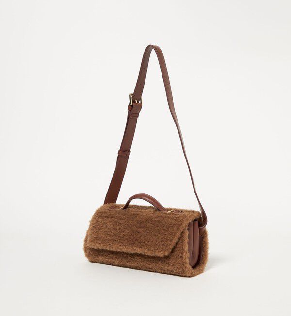 EMMEL REFINES「＜EMMEL REFINES＞EM フラップ ボア ショルダーバッグ」|ショルダー・メッセンジャー|