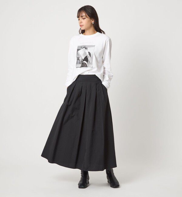 UNITED ARROWS green label relaxing「スクエアストレッチ ショートブーツ（3cmヒール）撥水」|ロングブーツ|