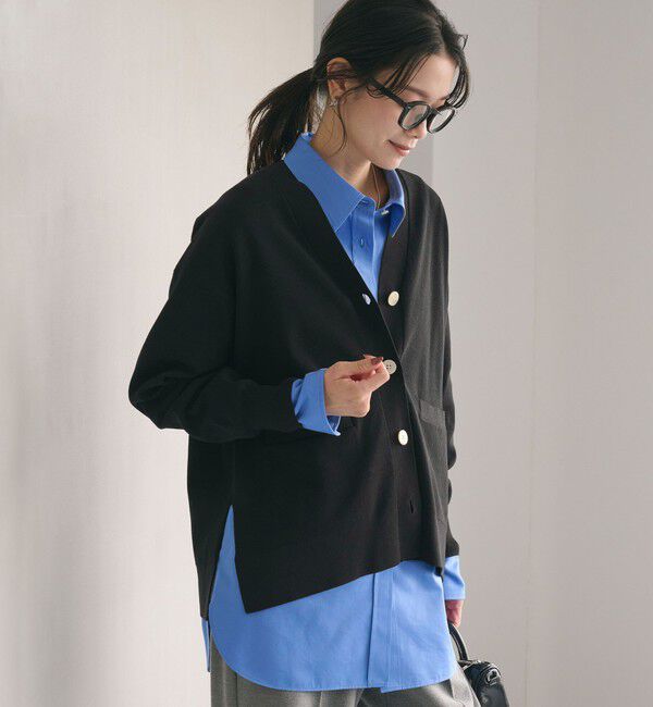 UNITED ARROWS green label relaxing「パフニット カーディガン ウォッシャブル」|カーディガン|