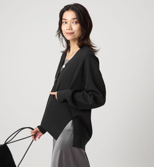 UNITED ARROWS green label relaxing「パフニット カーディガン ウォッシャブル」|カーディガン|