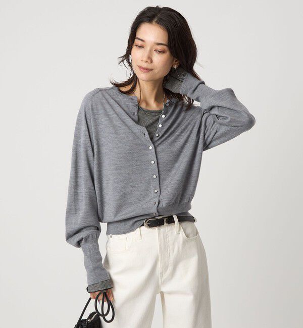 UNITED ARROWS green label relaxing「エブリニット 2WAY カーディガン ウォッシャブル」|カーディガン|