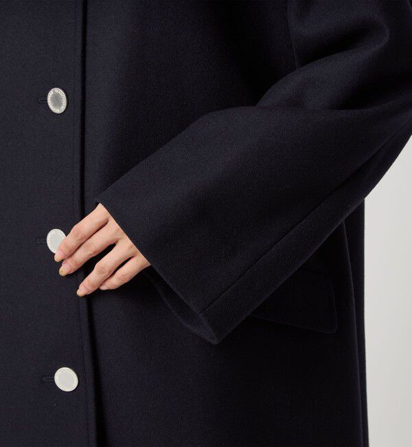 UNITED ARROWS green label relaxing「【別注】＜Traditional Weatherwear＞LINTON ノーカラー コート」|ノーカラーコート|