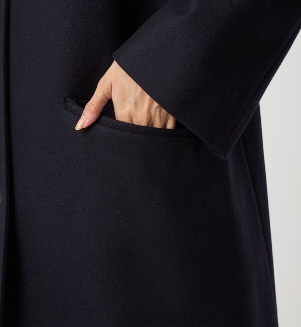 UNITED ARROWS green label relaxing「【別注】＜Traditional Weatherwear＞LINTON ノーカラー コート」|ノーカラーコート|