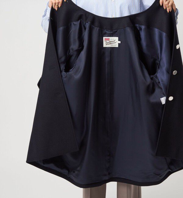 UNITED ARROWS green label relaxing「【別注】＜Traditional Weatherwear＞LINTON ノーカラー コート」|ノーカラーコート|