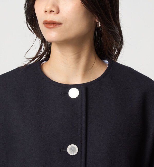 UNITED ARROWS green label relaxing「【別注】＜Traditional Weatherwear＞LINTON ノーカラー コート」|ノーカラーコート|