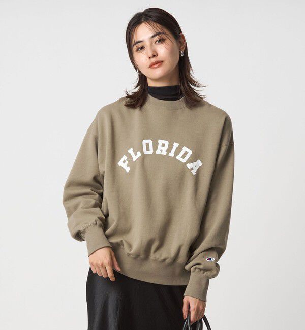 UNITED ARROWS green label relaxing「【別注】＜Champion＞オーバーサイズ スウェット」|スウェット・ジャージ|BEIGE