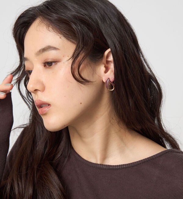 UNITED ARROWS green label relaxing「シズクライン イヤリング」|イヤリング|