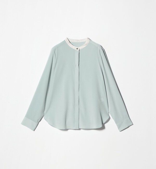 UNITED ARROWS green label relaxing「バイカラー ブラウス」|シャツ・ブラウス|