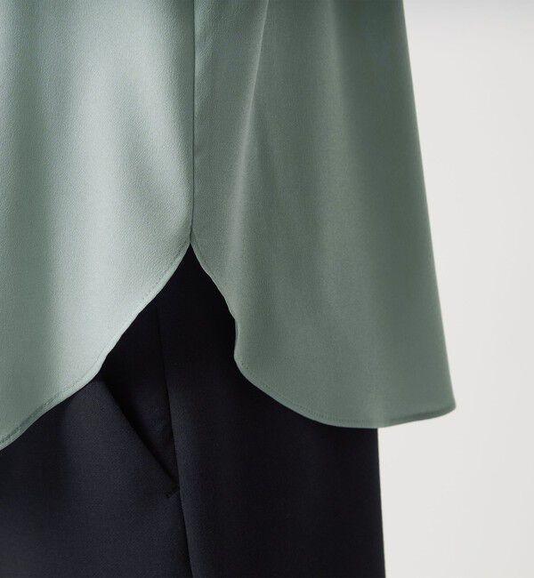 UNITED ARROWS green label relaxing「バイカラー ブラウス」|シャツ・ブラウス|