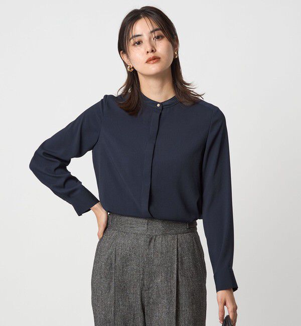 UNITED ARROWS green label relaxing「バイカラー ブラウス」|シャツ・ブラウス|