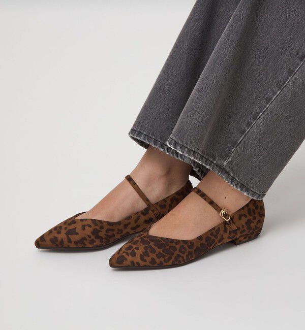 UNITED ARROWS green label relaxing「Vカット ストラップ フラットシューズ 撥水」|パンプス|その他1