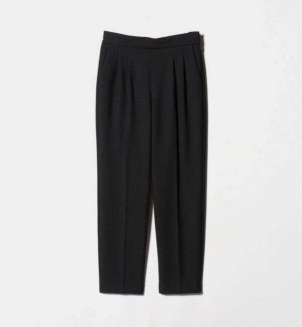 UNITED ARROWS green label relaxing「［size SHORT/TALLあり］ダブルクロス テーパード パンツ ウォッシャブル ストレッチ」|スラックス|