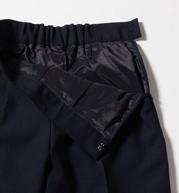 UNITED ARROWS green label relaxing「［size SHORT/TALLあり］ダブルクロス ワイド パンツ ウォッシャブル ストレッチ」|スラックス|