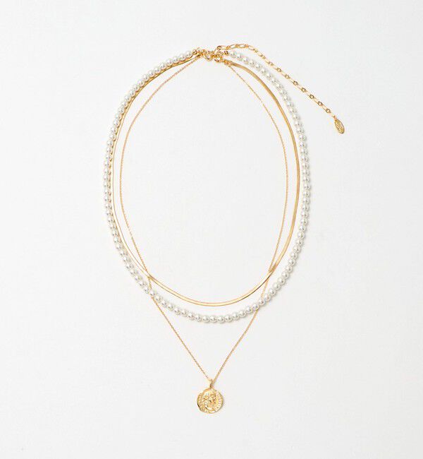 UNITED ARROWS green label relaxing「3WAY コンビネックレス」|ネックレス|GOLD