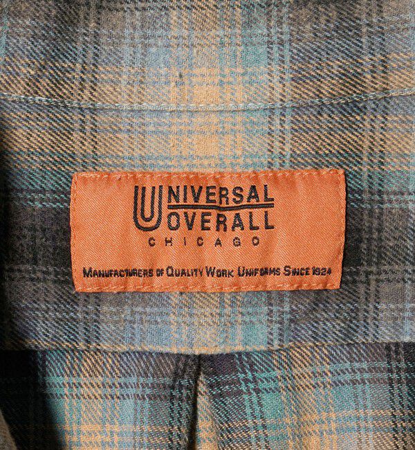 UNITED ARROWS green label relaxing「【別注】＜UNIVERSAL OVERALL＞ヴィンテージライク チェック シャツ」|シャツ・ブラウス|