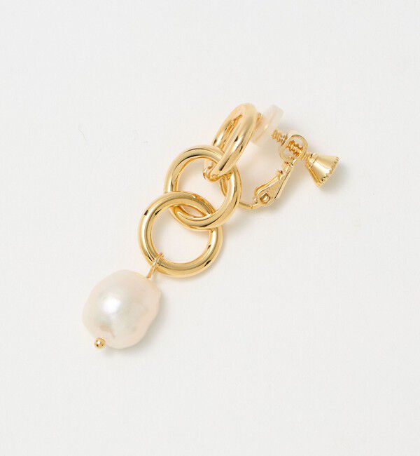 UNITED ARROWS green label relaxing「リング＆淡水パール イヤリング」|イヤリング|