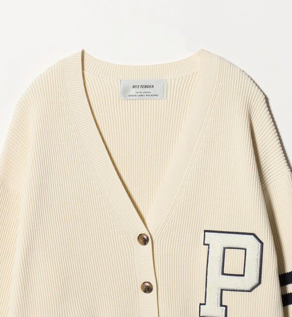 UNITED ARROWS green label relaxing「【別注】＜RYE TENDER＞レタード カーディガン」|カーディガン|