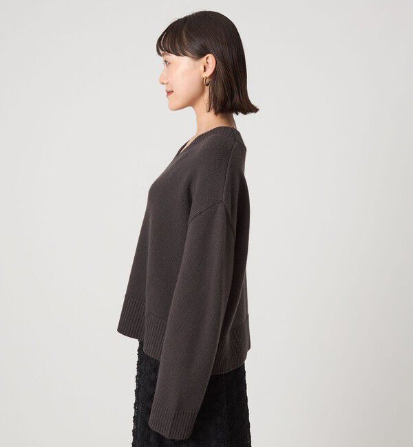 UNITED ARROWS green label relaxing「SERENITY Vネック プルオーバー ニット」|ニット・セーター|