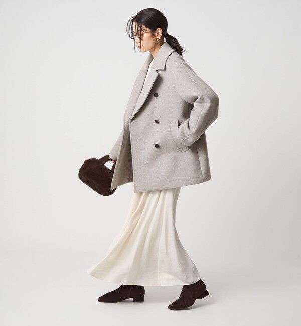 UNITED ARROWS green label relaxing「［size SHORTあり］＜1_OF MINE＞W ピーコート」|ピーコート|