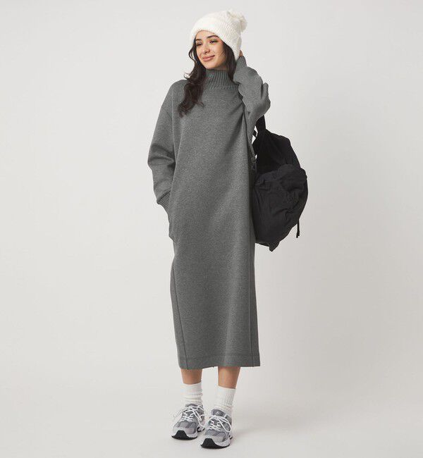 UNITED ARROWS green label relaxing「ダンボール ハイネック ワンピース」|ワンピース|