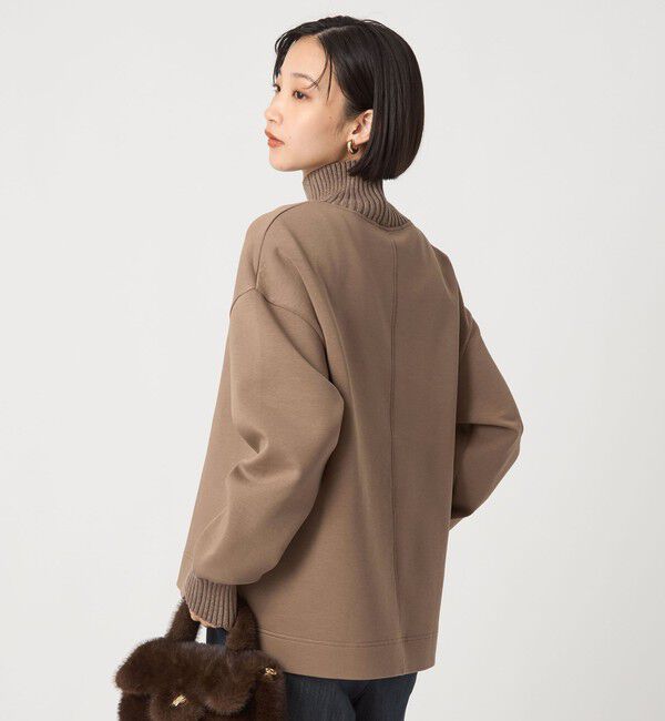 UNITED ARROWS green label relaxing「ダンボール リブ タートル プルオーバー」|Tシャツ・カットソー|