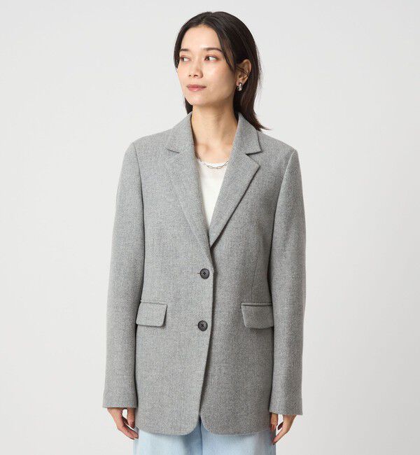 UNITED ARROWS green label relaxing「［size SHORTあり］ウーリー テーラード ジャケット」|テーラードジャケット|