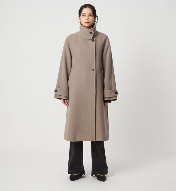 UNITED ARROWS green label relaxing「［size SHORT/TALLあり］SENTDALE WOOL スタンドカラー ロング コート」|その他|