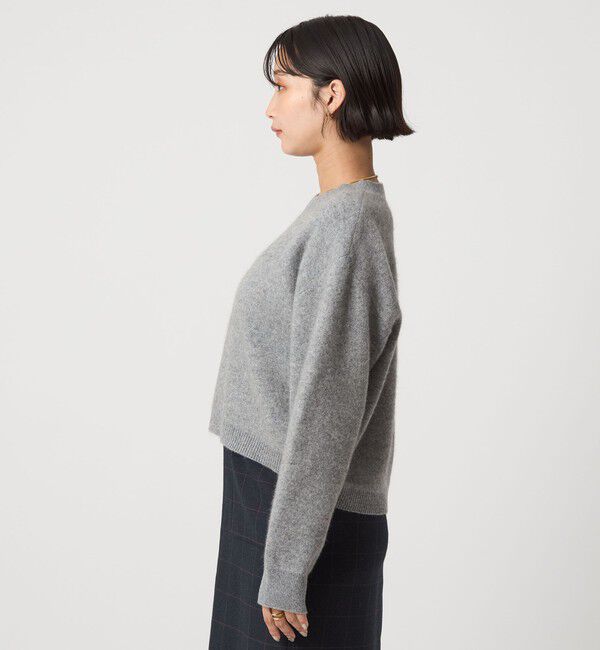 UNITED ARROWS green label relaxing「FOXブレンド ラメ フォルム ドルマン ニット プルオーバー」|ニット・セーター|