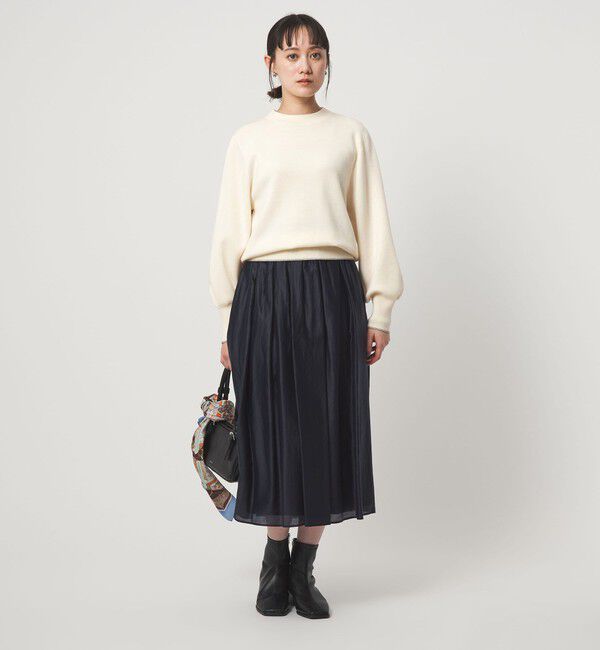 UNITED ARROWS green label relaxing「ウール スムース ボトルネック フォルム ニット プルオーバー ウォッシャブル」|ニット・セーター|