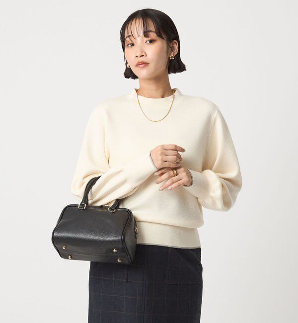 UNITED ARROWS green label relaxing「ウール スムース ボトルネック フォルム ニット プルオーバー ウォッシャブル」|ニット・セーター|