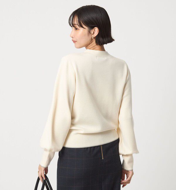 UNITED ARROWS green label relaxing「ウール スムース ボトルネック フォルム ニット プルオーバー ウォッシャブル」|ニット・セーター|