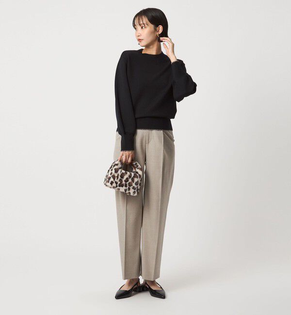 UNITED ARROWS green label relaxing「ウール スムース ボトルネック フォルム ニット プルオーバー ウォッシャブル」|ニット・セーター|