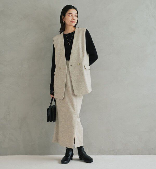 UNITED ARROWS green label relaxing「スラブ ジレ 」|ベスト・ジレ|