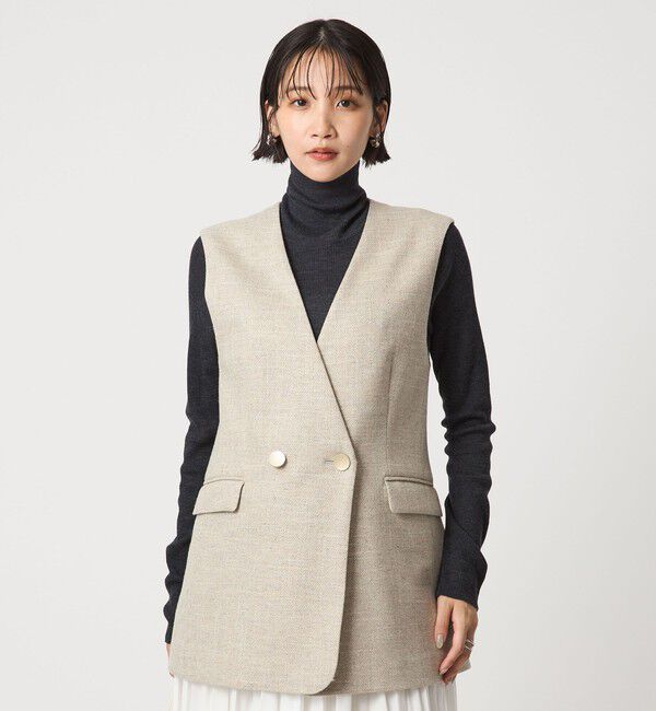 UNITED ARROWS green label relaxing「スラブ ジレ 」|ベスト・ジレ|