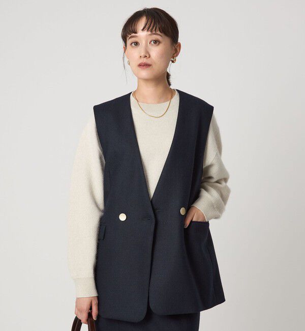 UNITED ARROWS green label relaxing「スラブ ジレ 」|ベスト・ジレ|