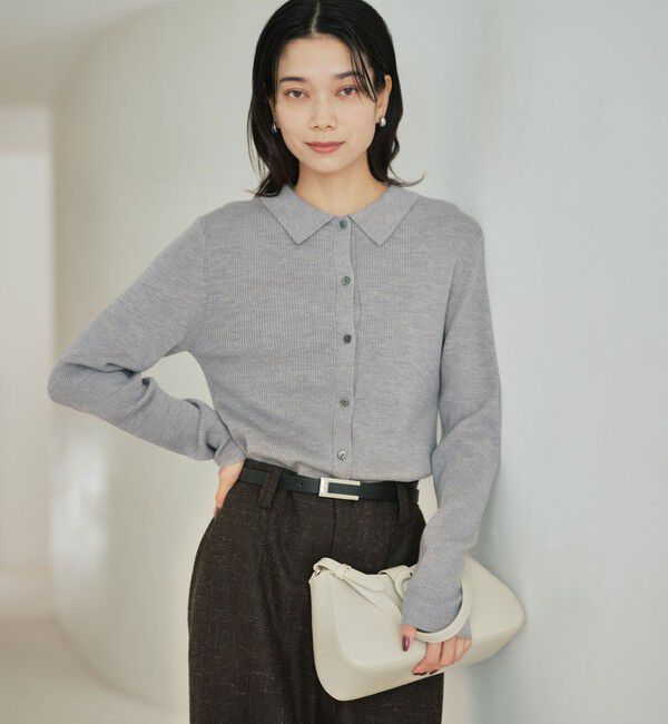 UNITED ARROWS green label relaxing「ウール エリツキ ニット カーディガン ウォッシャブル」|カーディガン|