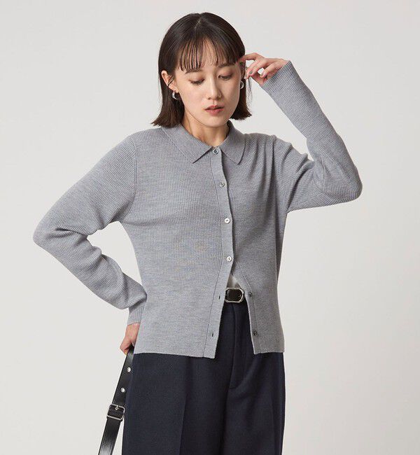 UNITED ARROWS green label relaxing「ウール エリツキ ニット カーディガン ウォッシャブル」|カーディガン|