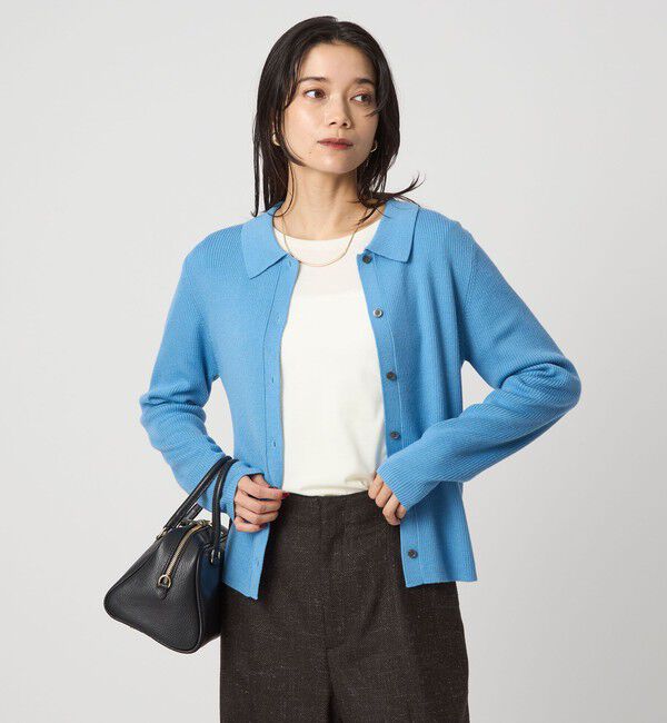 UNITED ARROWS green label relaxing「ウール エリツキ ニット カーディガン ウォッシャブル」|カーディガン|