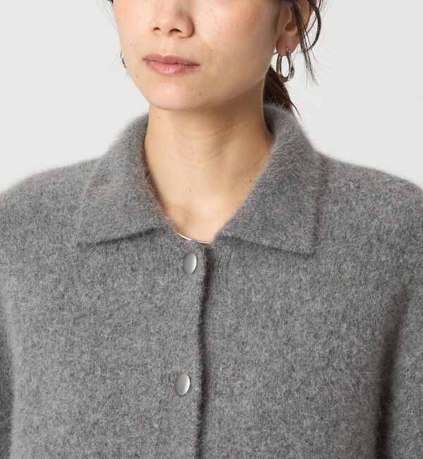 UNITED ARROWS green label relaxing「ヘアリー ニット ポロカーデイガン」|カーディガン|