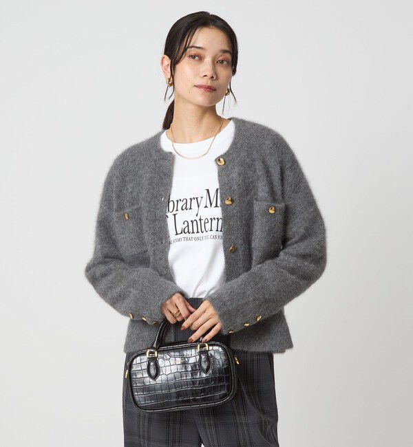 UNITED ARROWS green label relaxing「ブックストア ロゴ ロングスリーブ Tシャツ」|Tシャツ・カットソー|