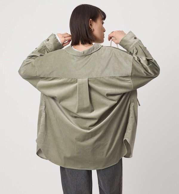 UNITED ARROWS green label relaxing「コーデュロイ ダブルポケット シャツ」|シャツ・ブラウス|