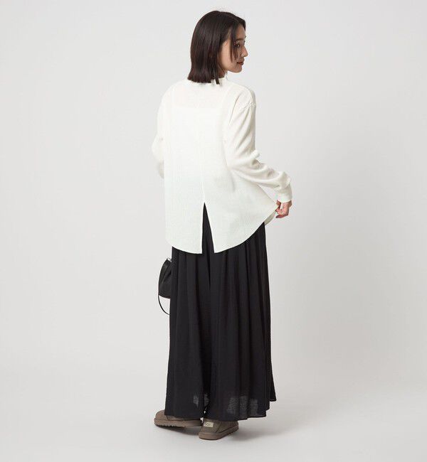 UNITED ARROWS green label relaxing「【WEB限定】＜at ease＞ワッフル ロングスリーブ カットソー」|Tシャツ・カットソー|