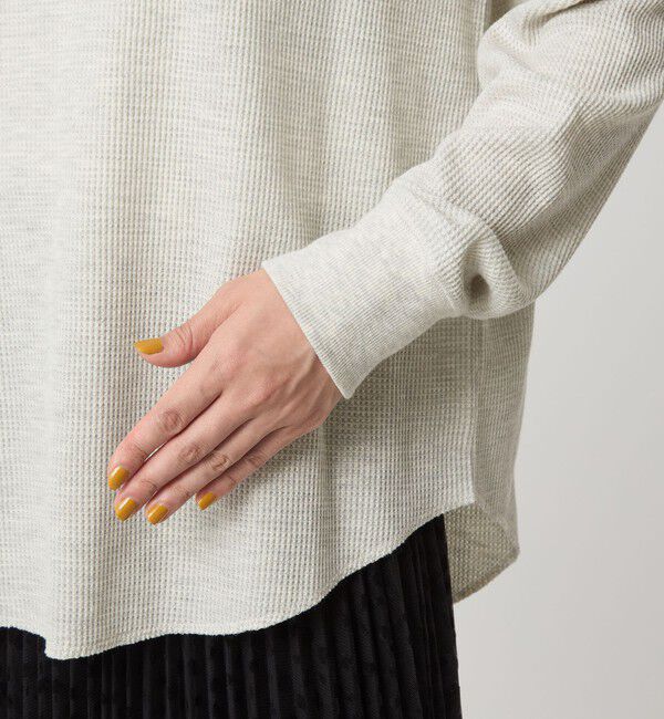 UNITED ARROWS green label relaxing「【WEB限定】＜at ease＞ワッフル ロングスリーブ カットソー」|Tシャツ・カットソー|