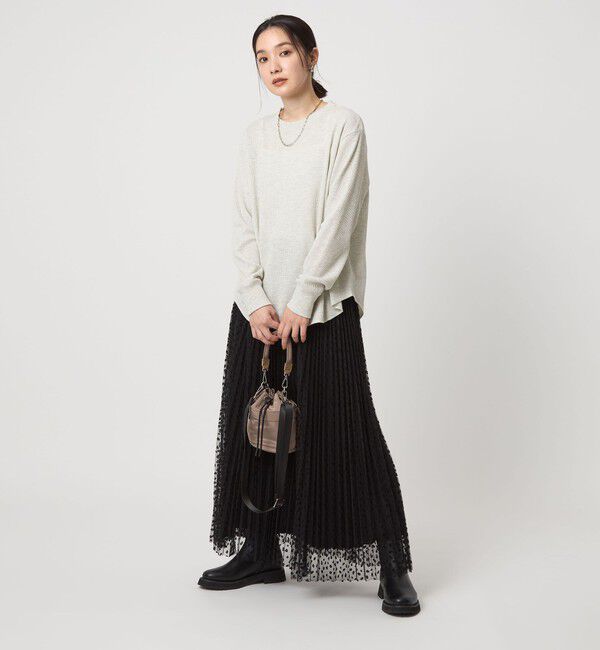 UNITED ARROWS green label relaxing「【WEB限定】＜at ease＞ワッフル ロングスリーブ カットソー」|Tシャツ・カットソー|