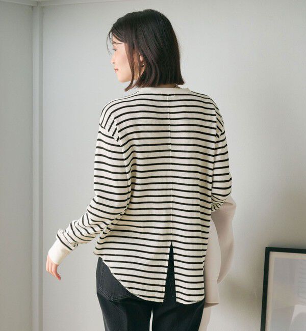 UNITED ARROWS green label relaxing「【WEB限定】＜at ease＞ワッフル ロングスリーブ カットソー」|Tシャツ・カットソー|