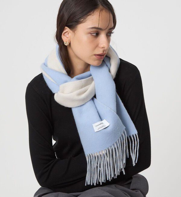 UNITED ARROWS green label relaxing「カシミヤ リバーシブル マフラー」|マフラー|